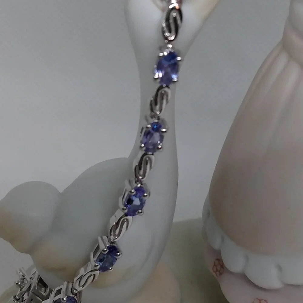 Tanzanite bracelet, size 6.75-6.50 - Picture 10 of 10